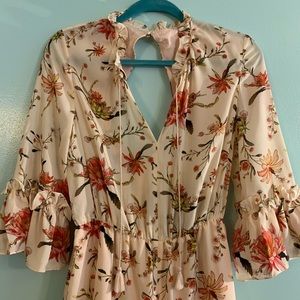 Rachel Zoe | Floral Silk Romper